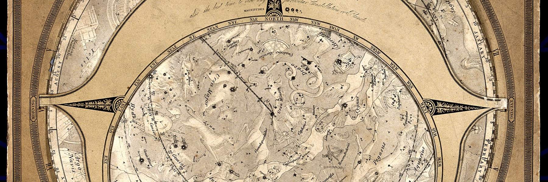 A celestial planisphere